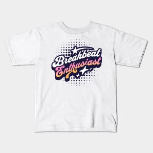 BREAKBEAT  - Enthusiast (Black) Kids T-Shirt